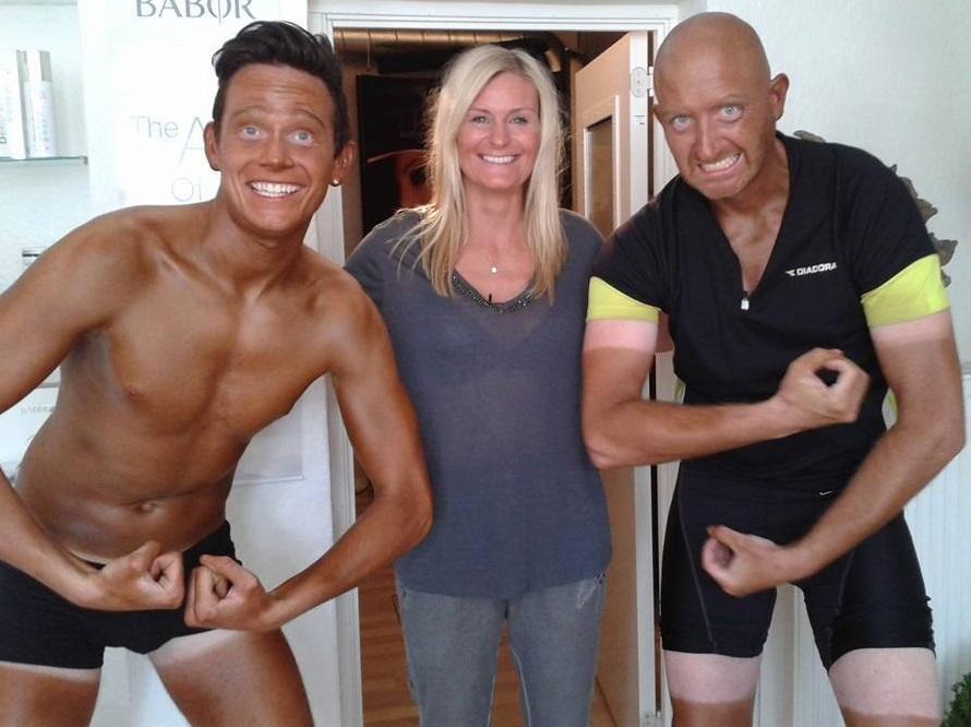 Polterabend spray tan