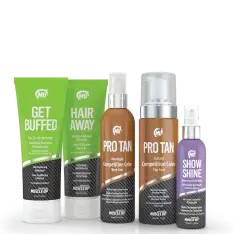 Konkurrencefarve sæt til mænd fra Pro Tan