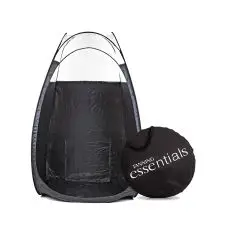 Spray tan telt / kabine - sort m ovenlys
